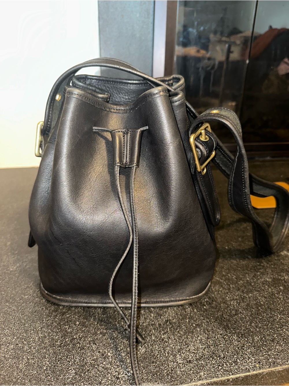 Vintage Coach Lula's Legacy drawstring bucket bag